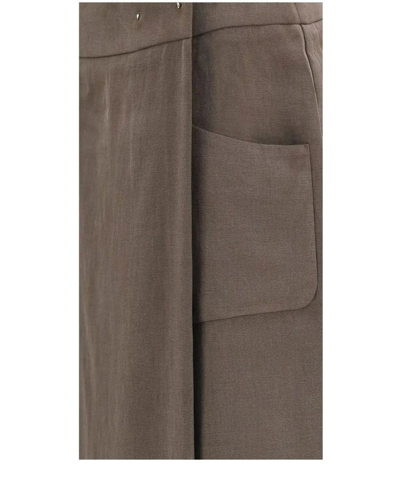 Giorgio Armani Skirt in brown, Silk — view 3