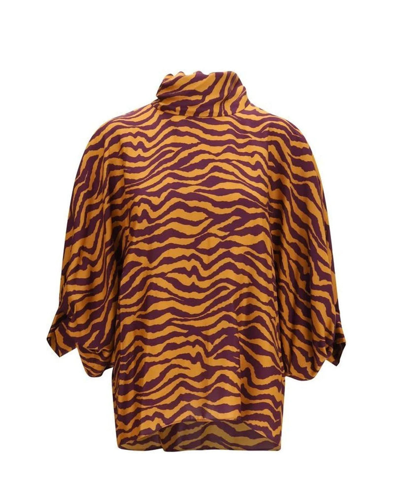 Kristina Ti Blouse in orange, Viscose