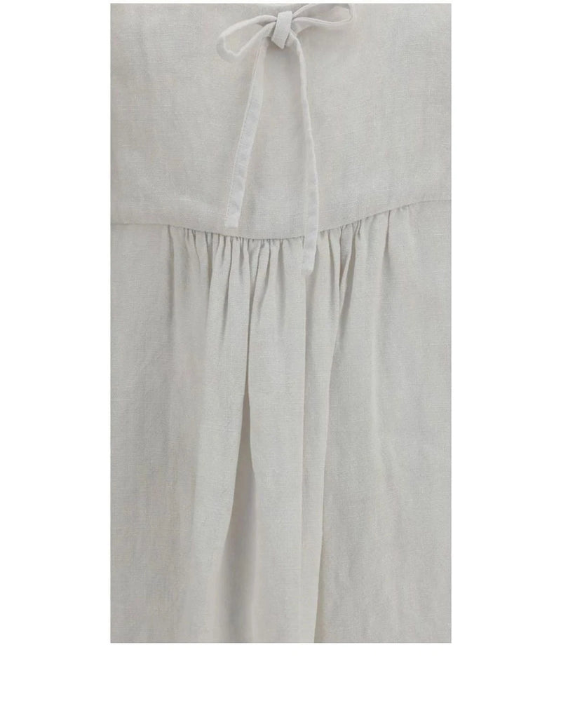 Miu Miu Dresse in white, Linen — view 3