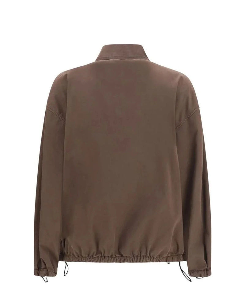 Miu Miu Track Jacket in brown, Cotton — view 2