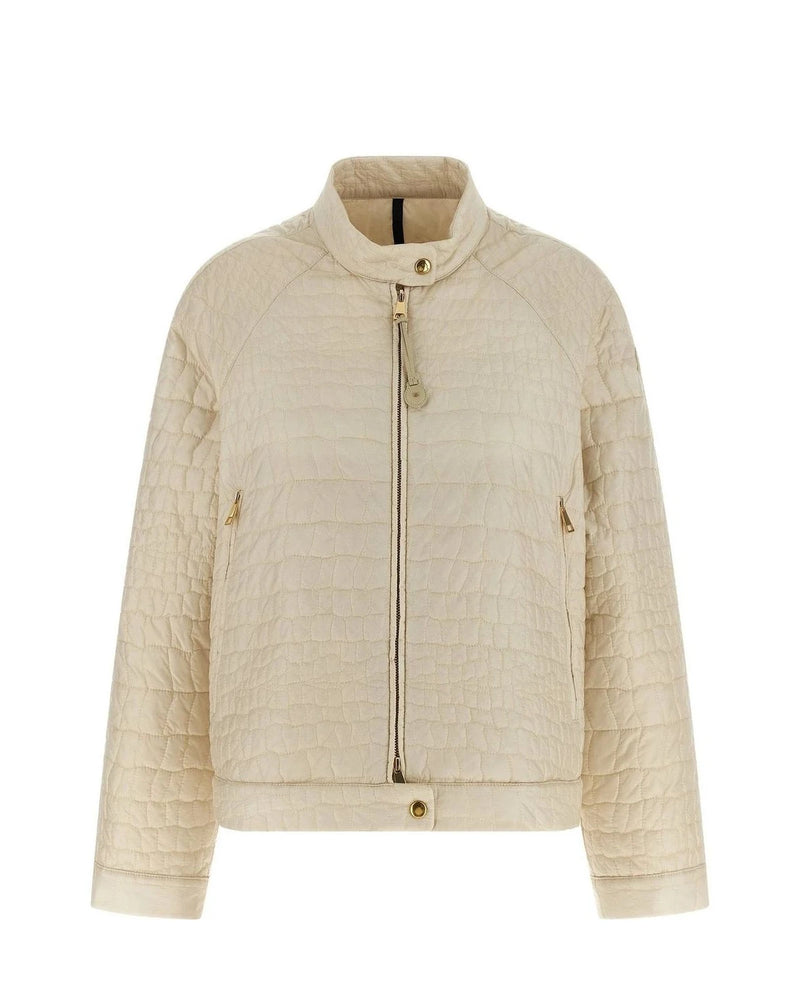 Moncler Bomber Jacket in beige, Polyamide