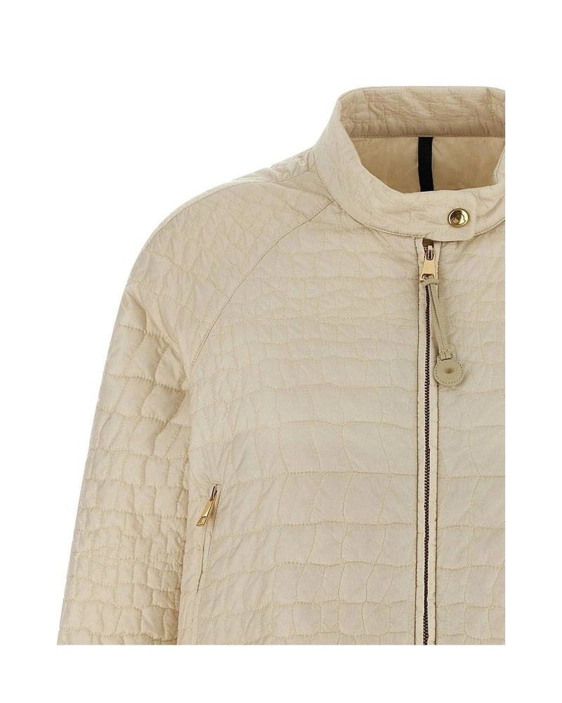 Moncler Bomber Jacket in beige, Polyamide — view 3