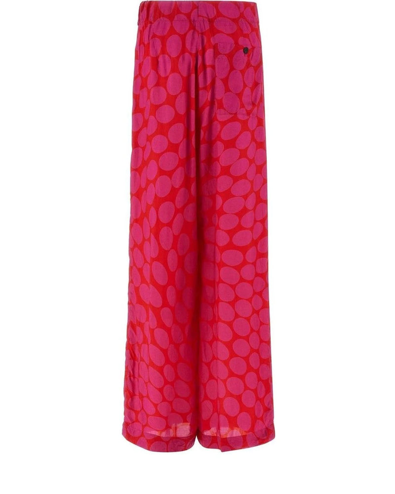 Dries Van Noten Palazzo Pant in pink, Viscose — view 2