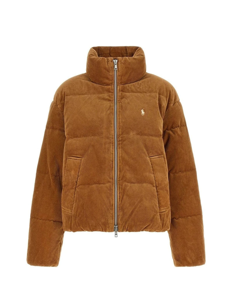 Polo Ralph Lauren Puffer Jacket in brown, Cotton