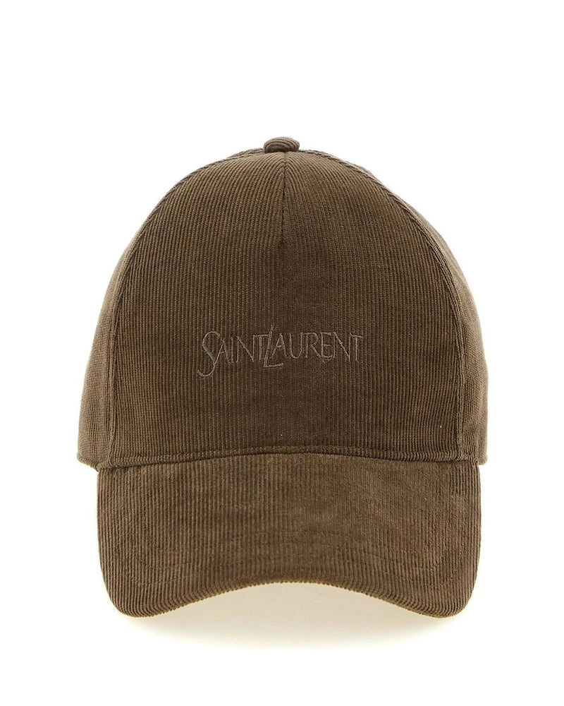 Saint Laurent Baseball Cap in brown