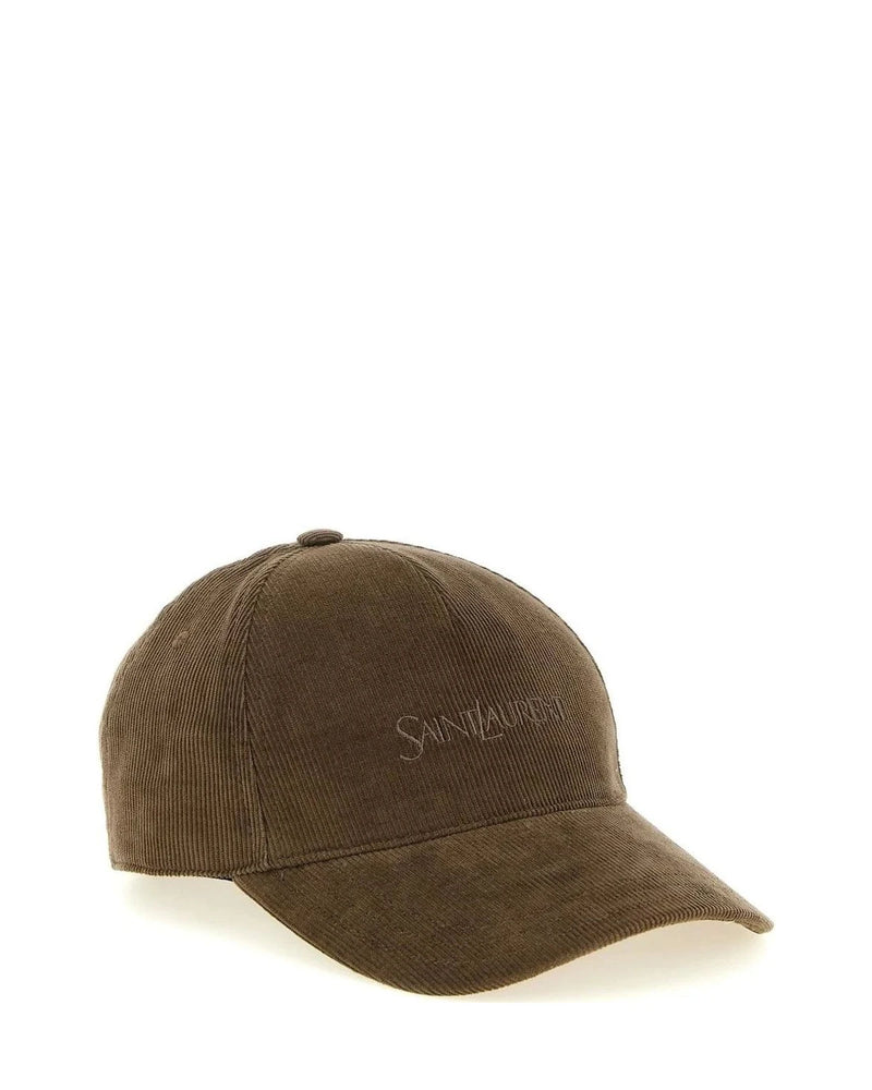 Saint Laurent Baseball Cap in brown — view 2