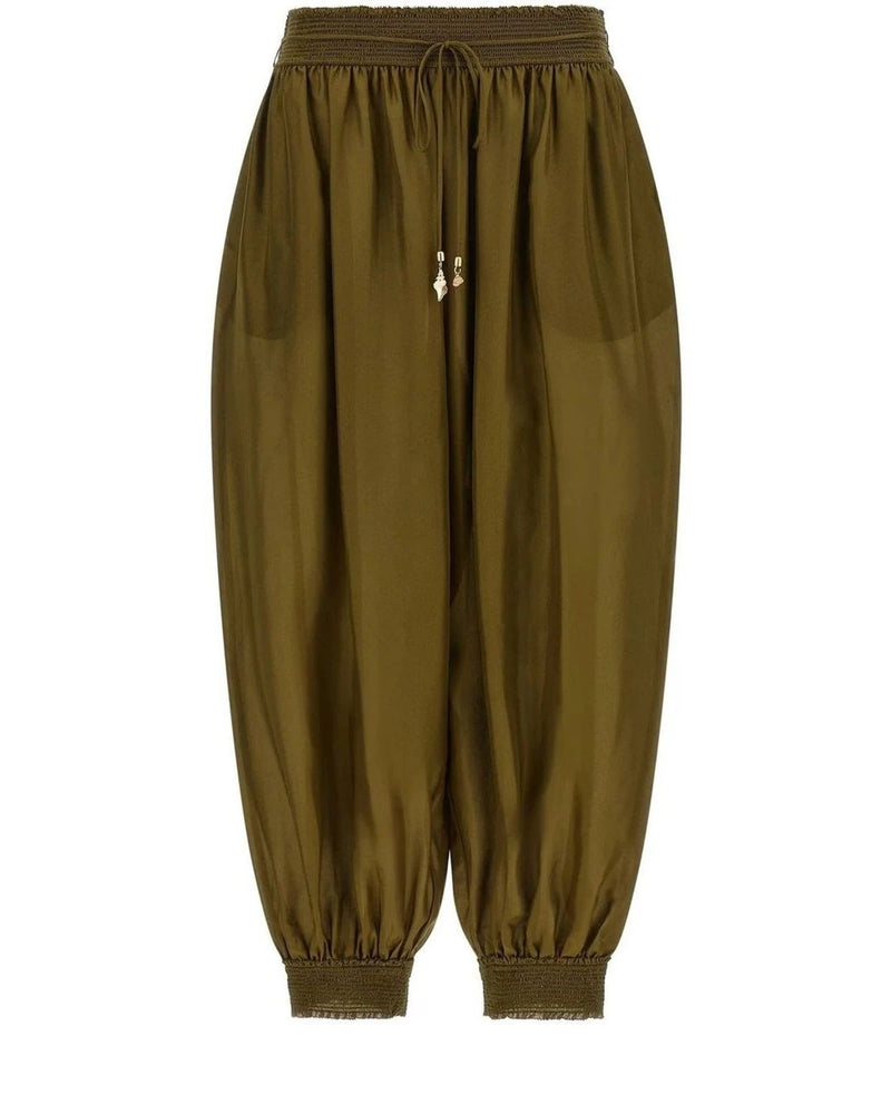 Zimmermann Harem Pant in brown, Silk