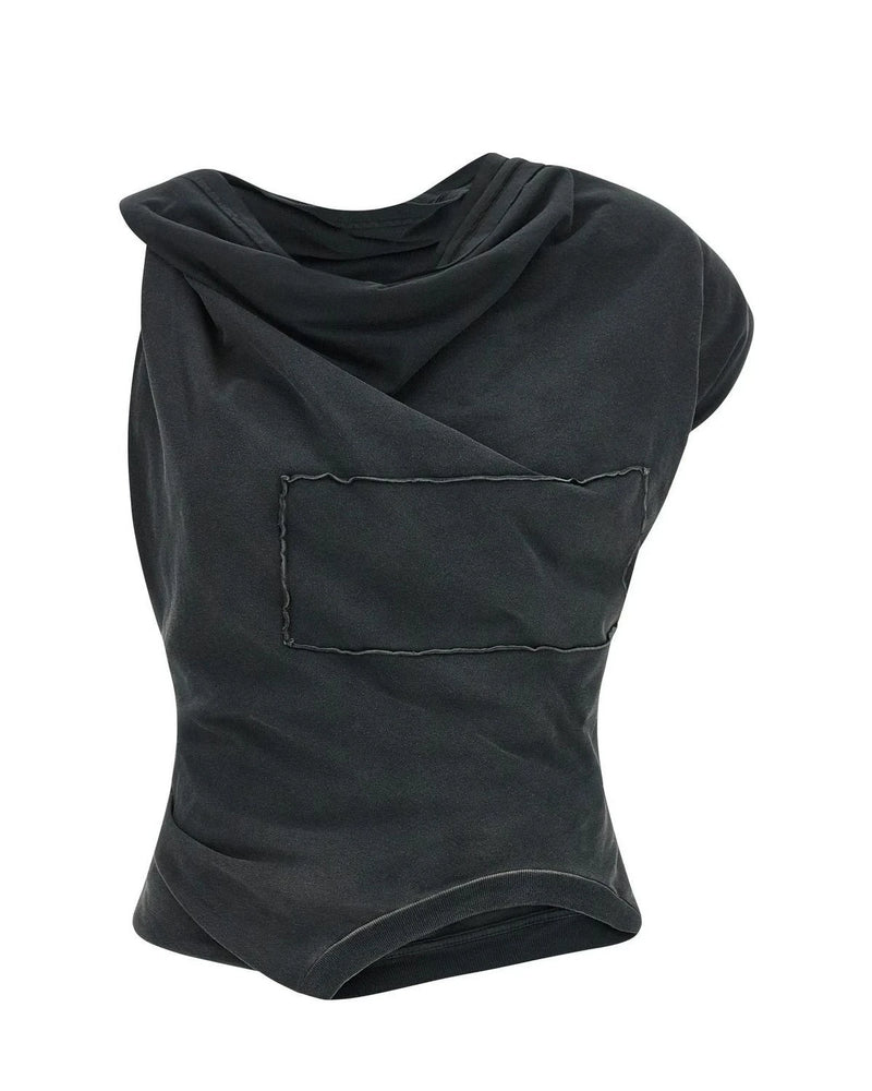 Maison Margiela Blouse in gray, Cotton