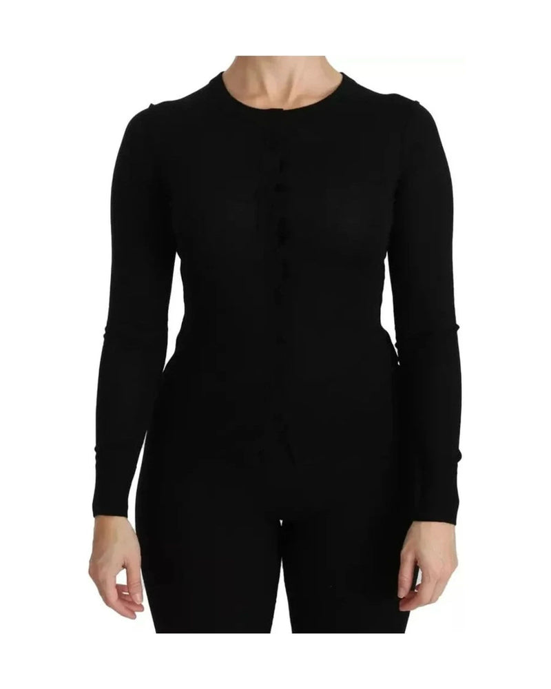 Dolce & Gabbana Blouse in black, Virgin Wool — view 2