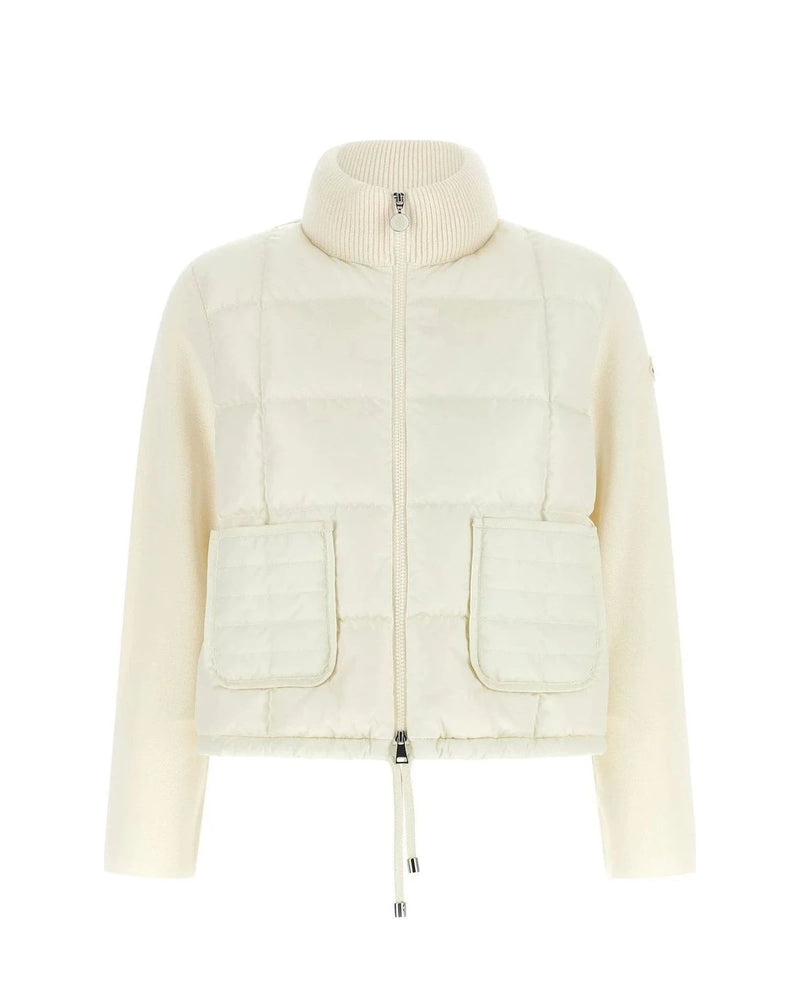 Moncler Puffer Jacket in white, Virgin Wool