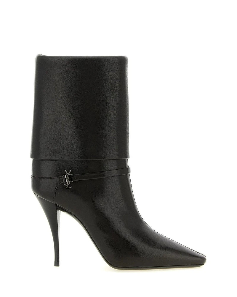 Saint Laurent Ankle Boots in brown, Lamb Leather
