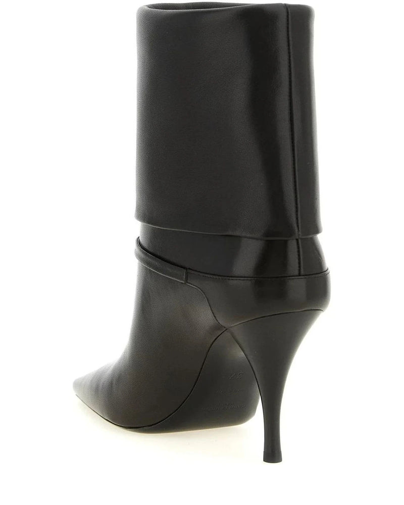Saint Laurent Ankle Boots in brown, Lamb Leather — view 3