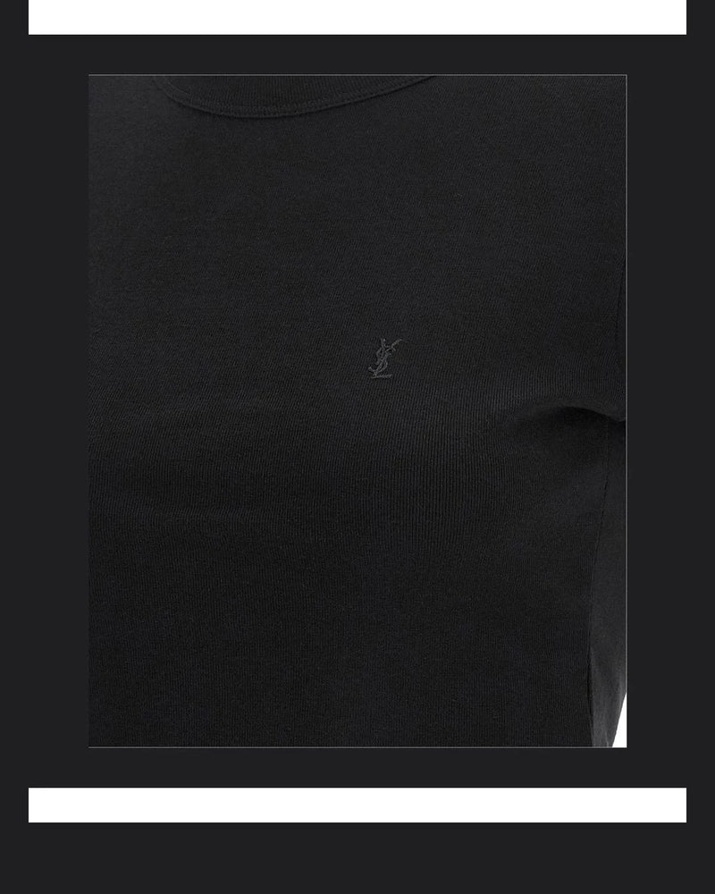 Saint Laurent T-Shirt in black, Cotton — view 4