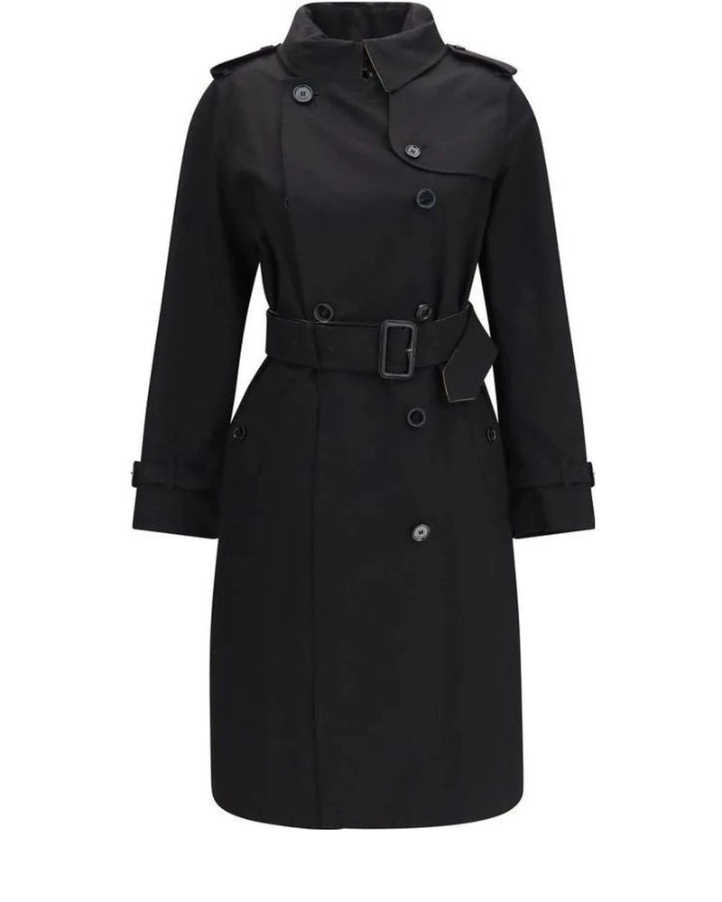 Burberry Trench Coat in black, Cotton