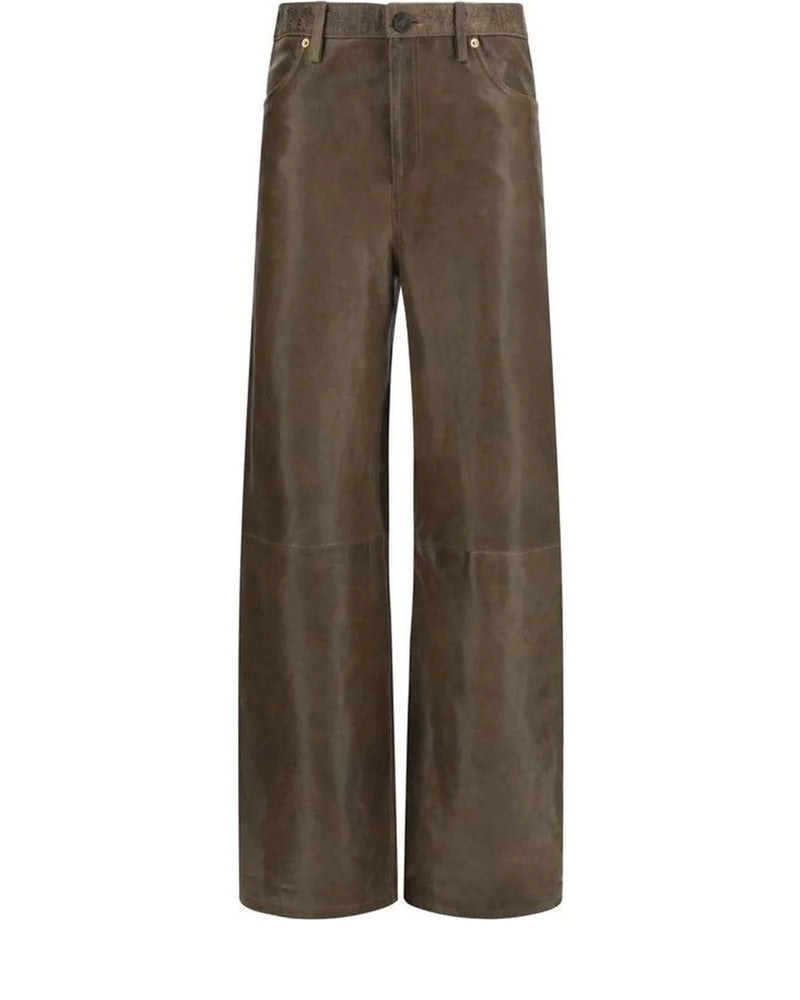 Golden Goose Trouser in brown, Calf Leather