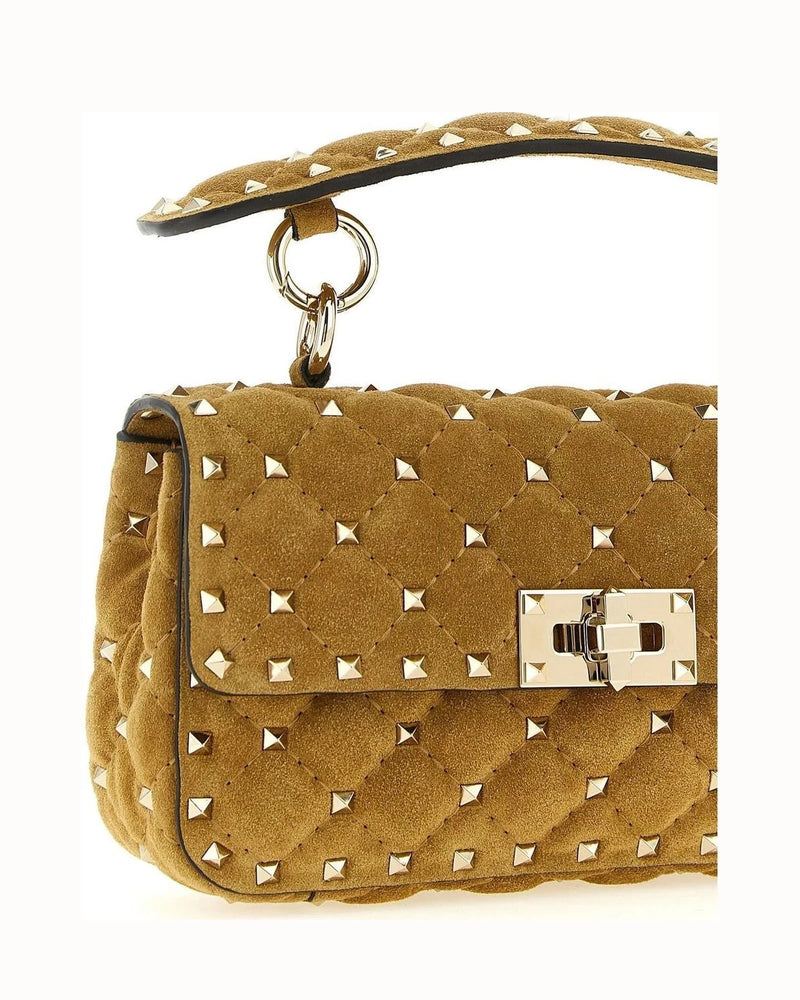 Valentino Garavani Shoulder Bag in beige, Calfskin Leather — view 3