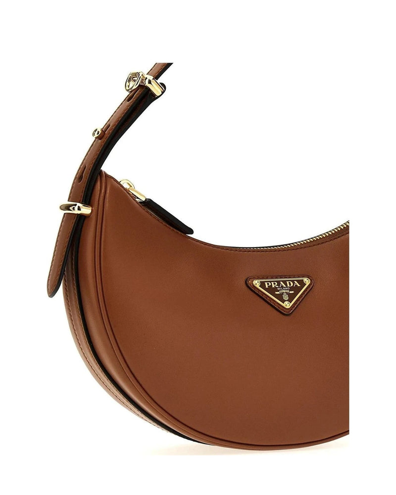 Prada Shoulder Bag in brown, Calfskin Leather — view 3