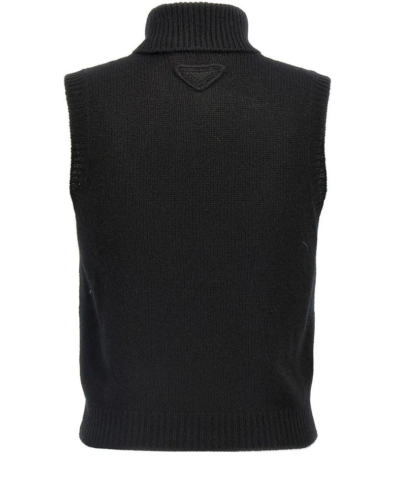 Prada Vest in black, Cashmere — view 2