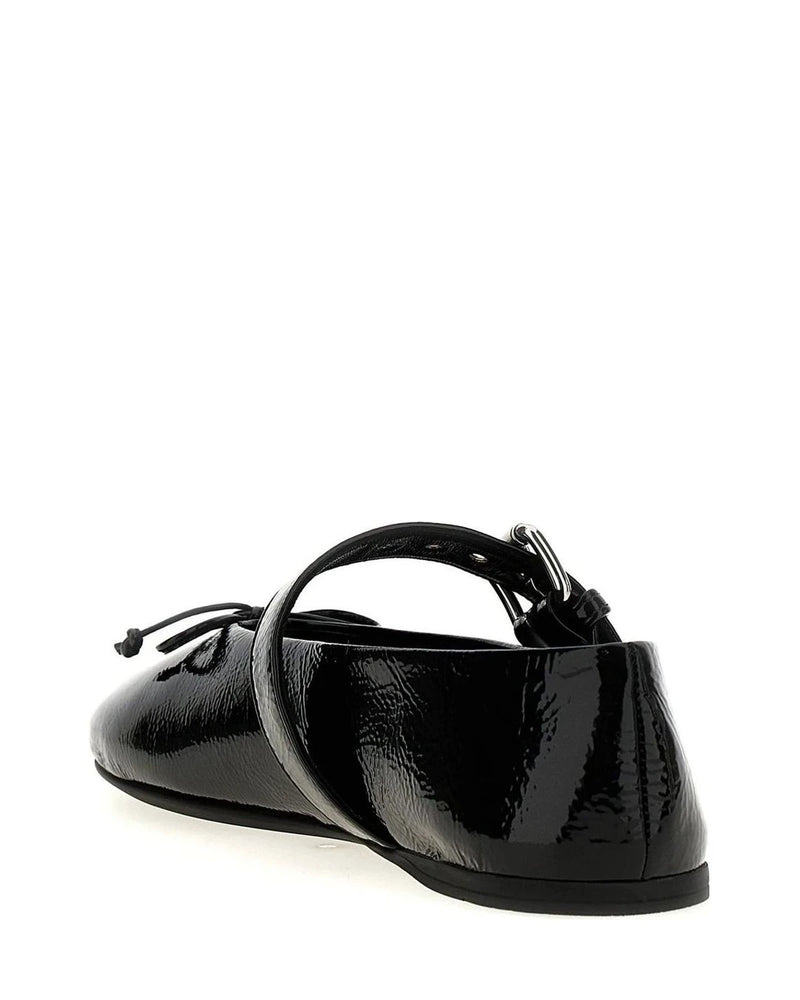 Miu Miu Ballet Flats in black, Calfskin Leather — view 3
