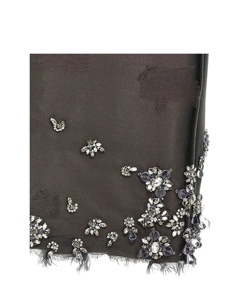 Prada Skirt in gray, Silk — view 4