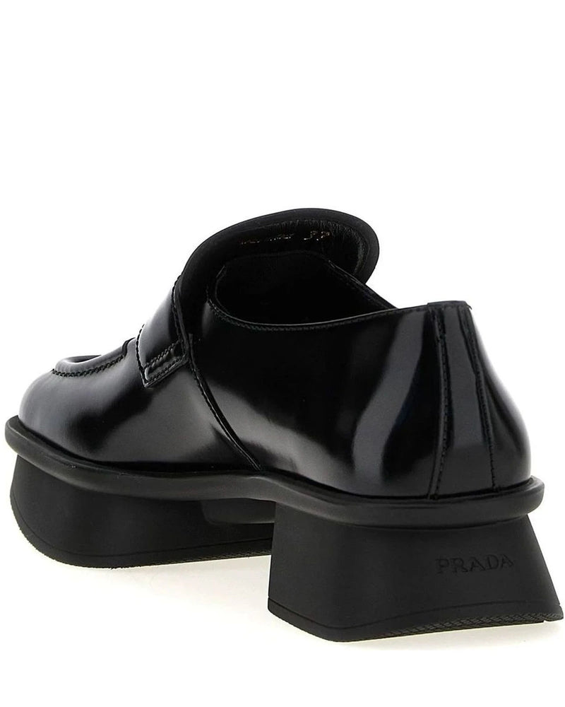Prada Loafers in black, Calfskin Leather — view 3
