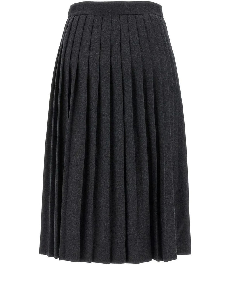 Prada Skirt in gray, Virgin Wool — view 2