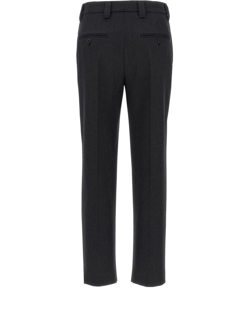Prada Trouser in gray, Virgin Wool — view 2