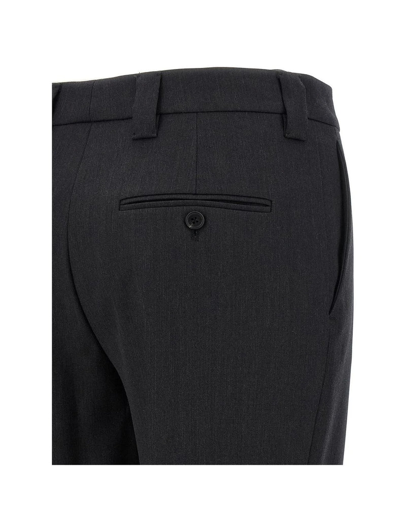 Prada Trouser in gray, Virgin Wool — view 4