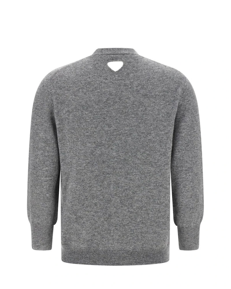 Prada Cardigan in gray, Cashmere — view 2