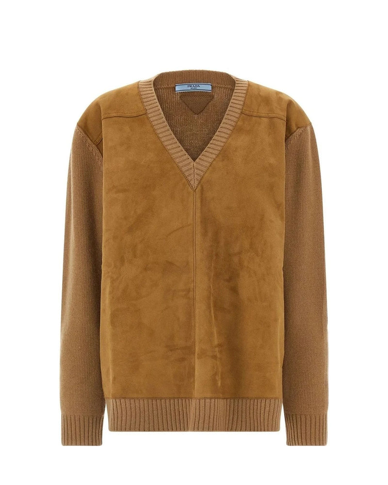 Prada Sweater in brown, Virgin Wool