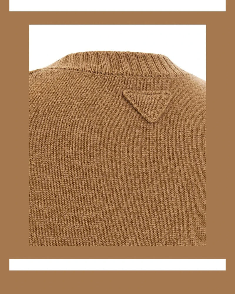 Prada Sweater in brown, Virgin Wool — view 4