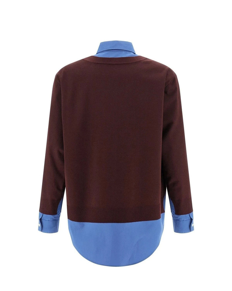 Miu Miu Dress Shirt in multicolor, Virgin Wool — view 2