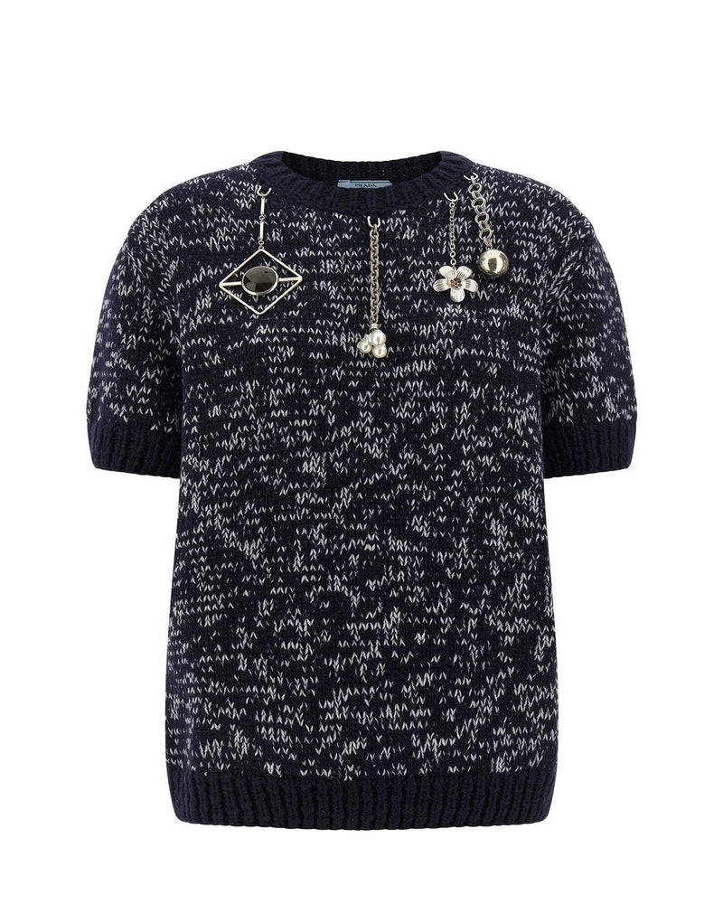 Prada Sweater in multicolor, Virgin Wool
