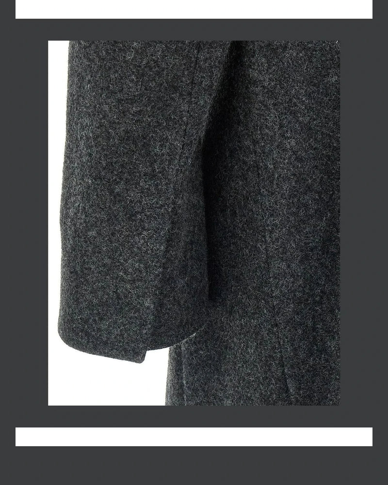 Prada Overcoat in gray, Virgin Wool — view 4