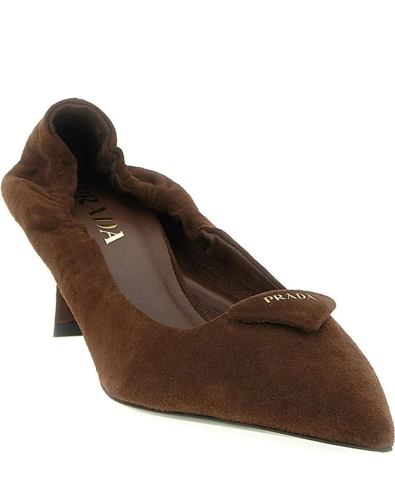 Prada Pumps in brown, Lamb Leather — view 2