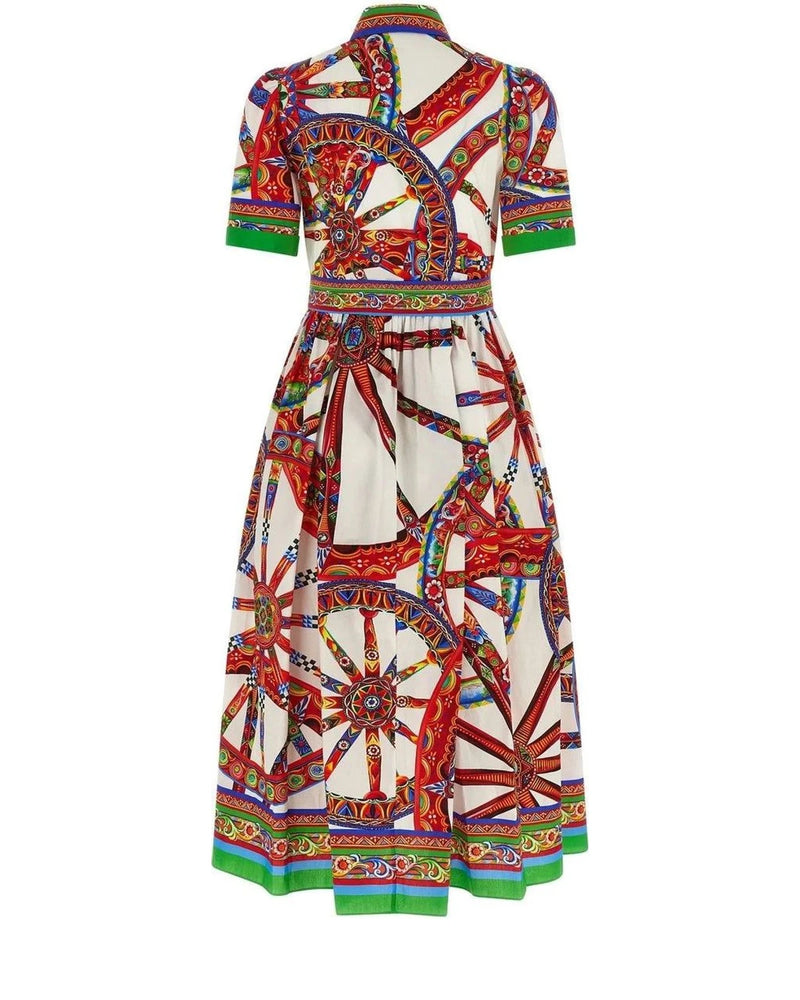 Dolce & Gabbana Dresse in multicolor, Cotton — view 2