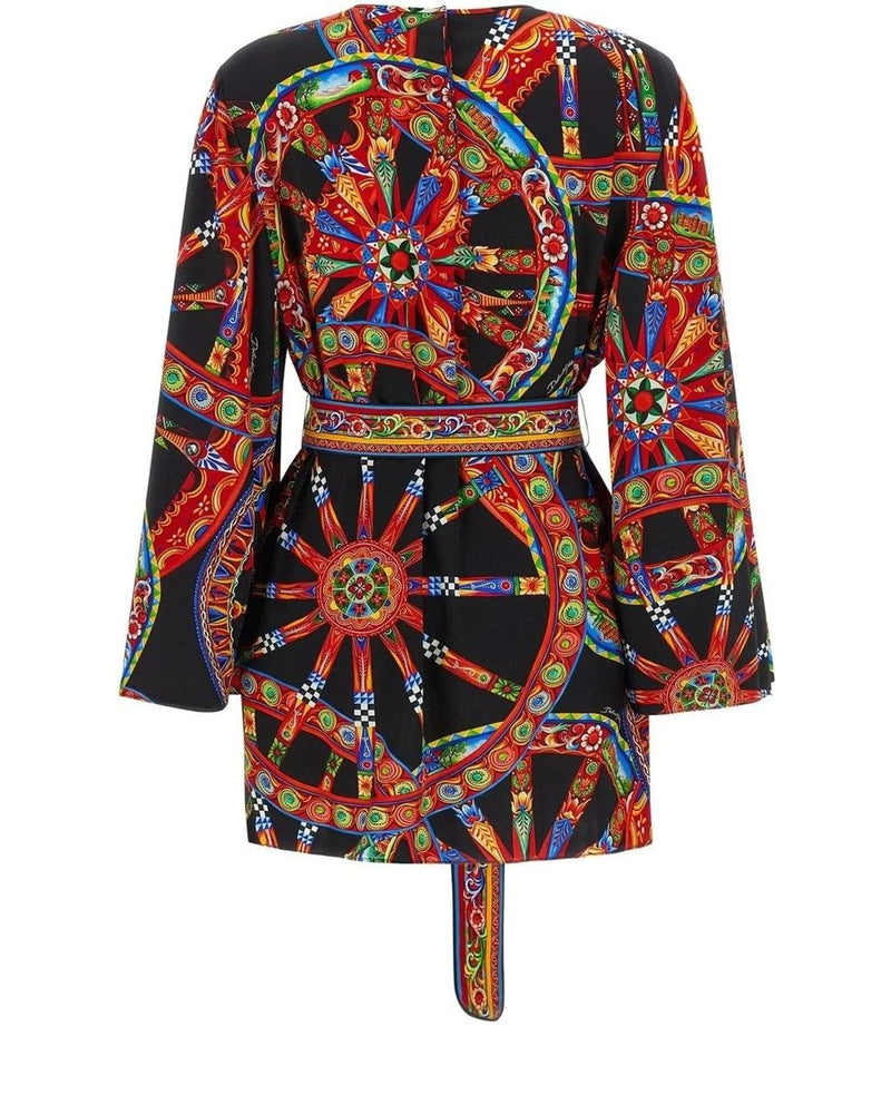 Dolce & Gabbana Dresse in multicolor, Silk — view 2