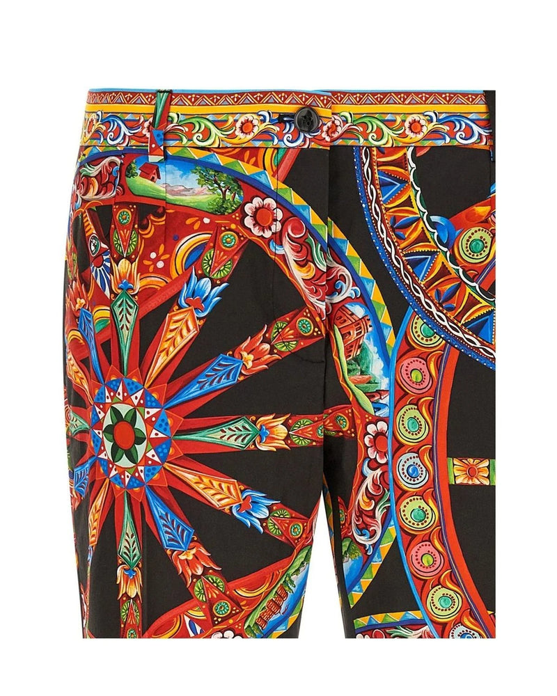 Dolce & Gabbana Trouser in multicolor, Cotton — view 3