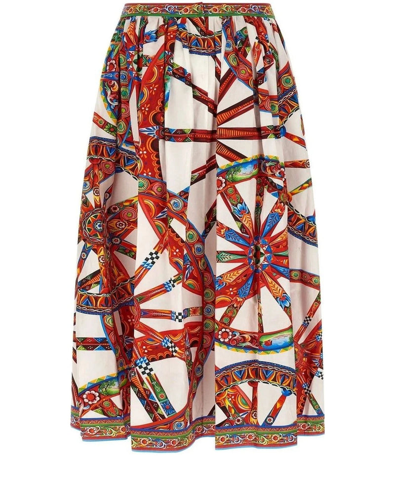 Dolce & Gabbana Skirt in multicolor, Cotton — view 2