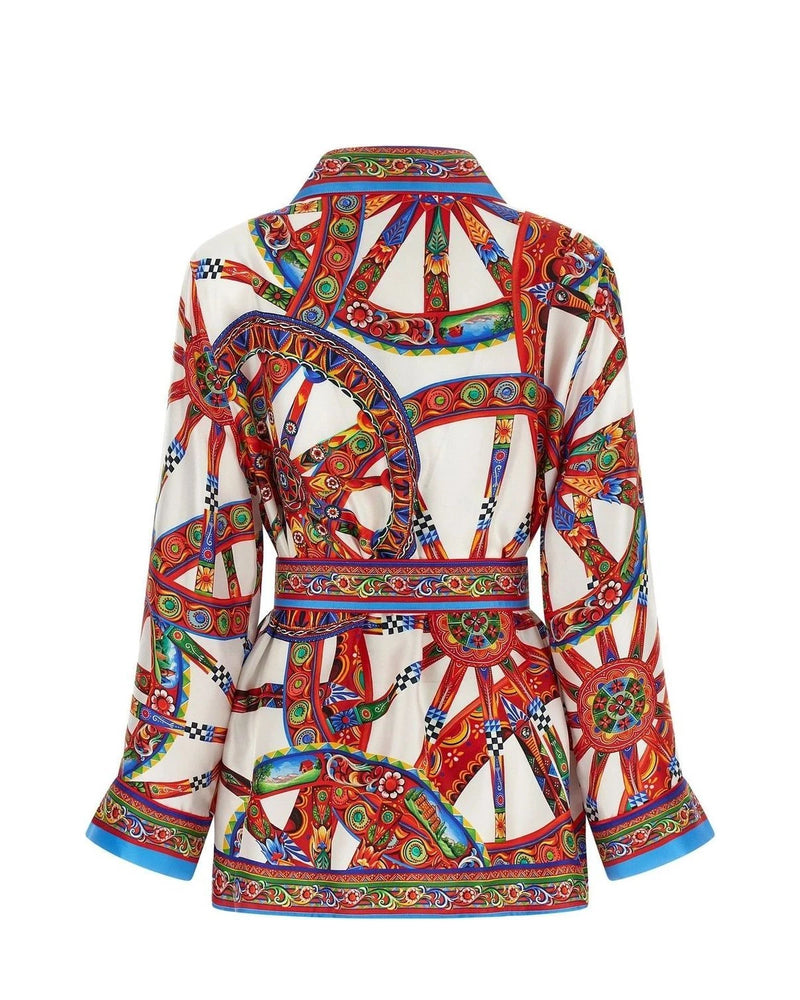Dolce & Gabbana Blouse in multicolor, Silk — view 2