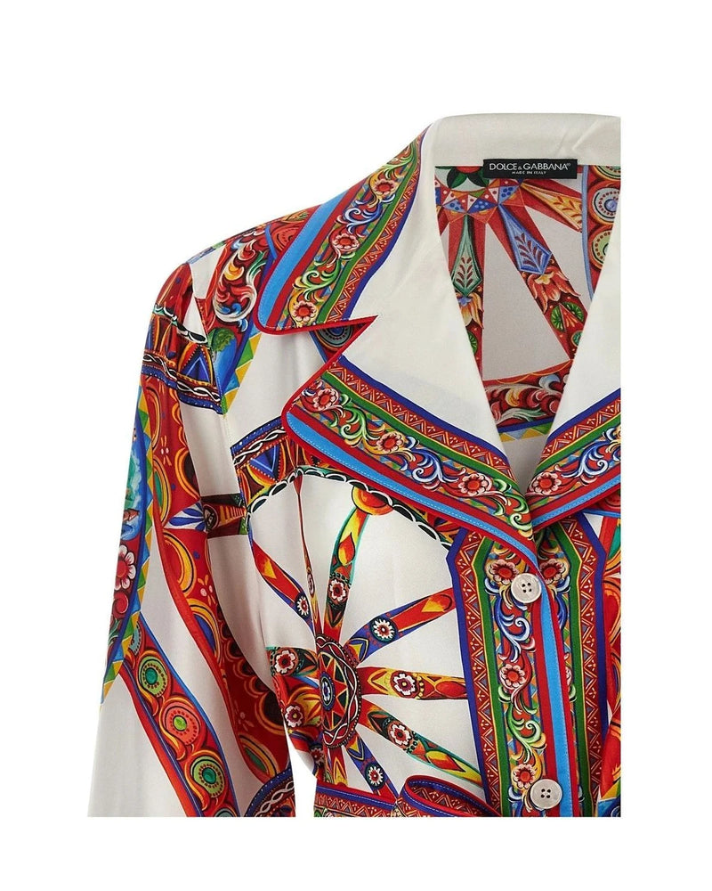 Dolce & Gabbana Blouse in multicolor, Silk — view 3