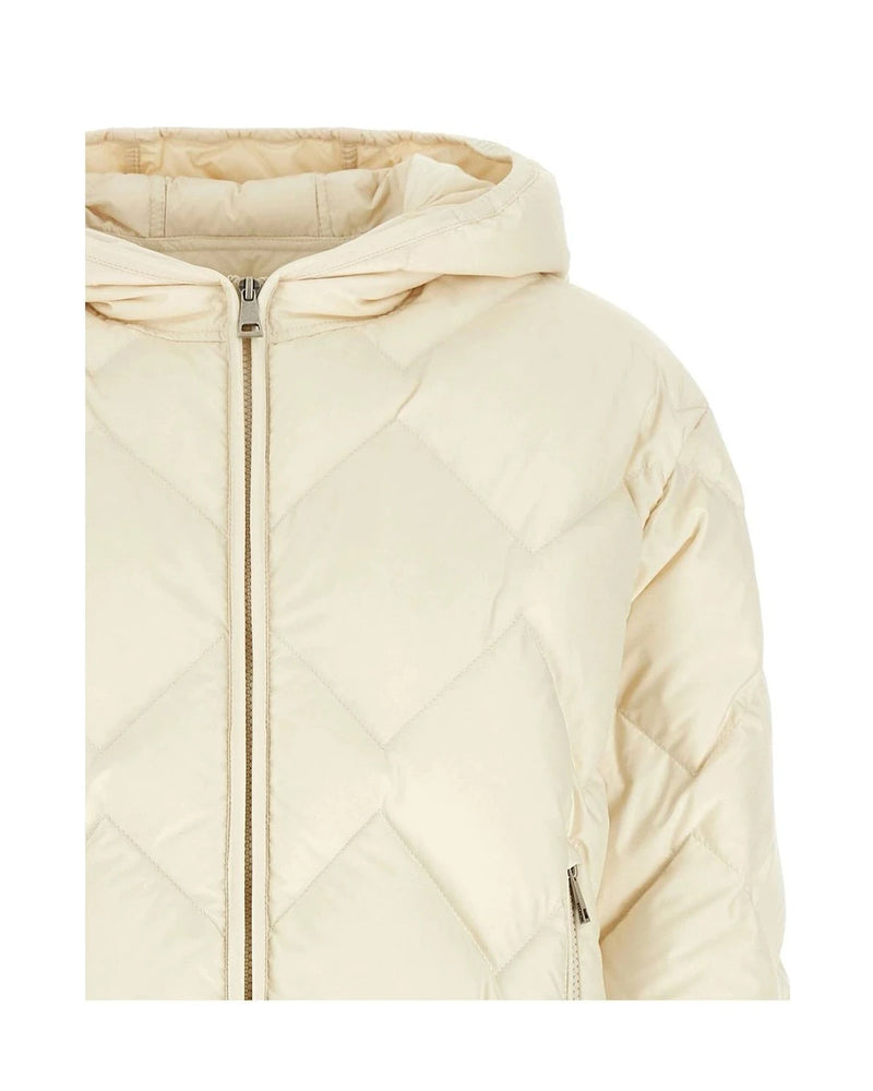 Moncler Puffer Jacket in white, Polyester — view 3