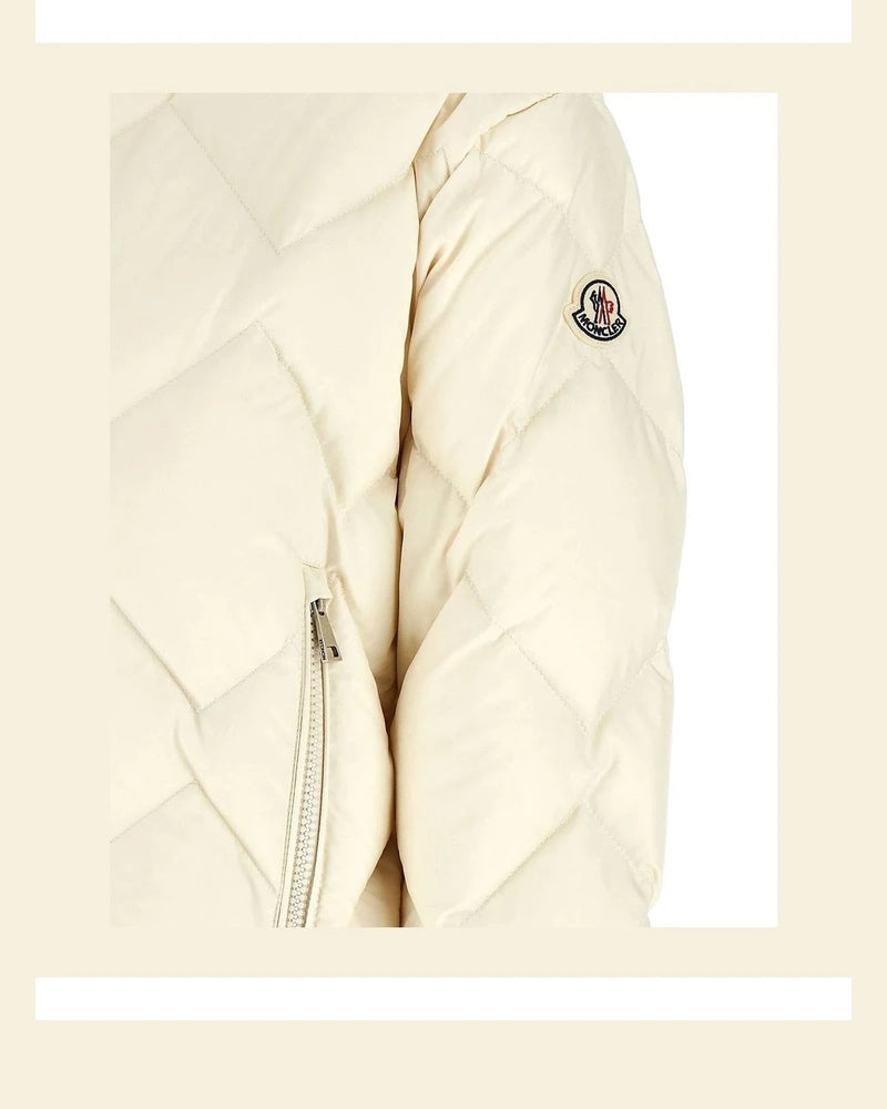 Moncler Puffer Jacket in white, Polyester — view 4