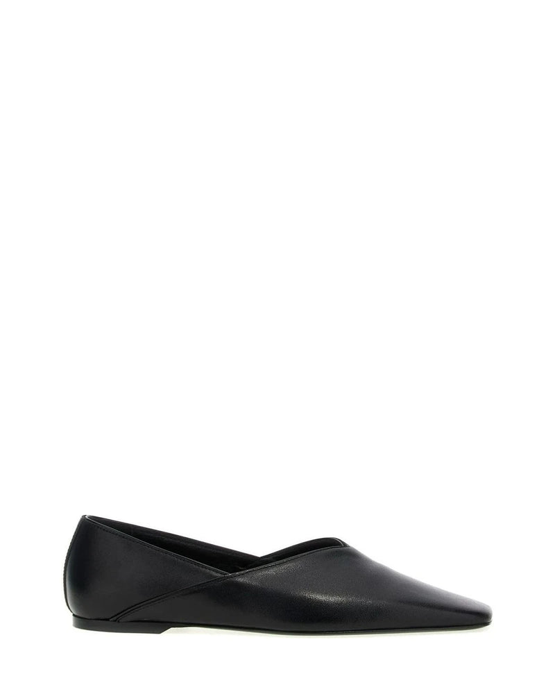 Toteme Ballet Flats in black, Calfskin Leather