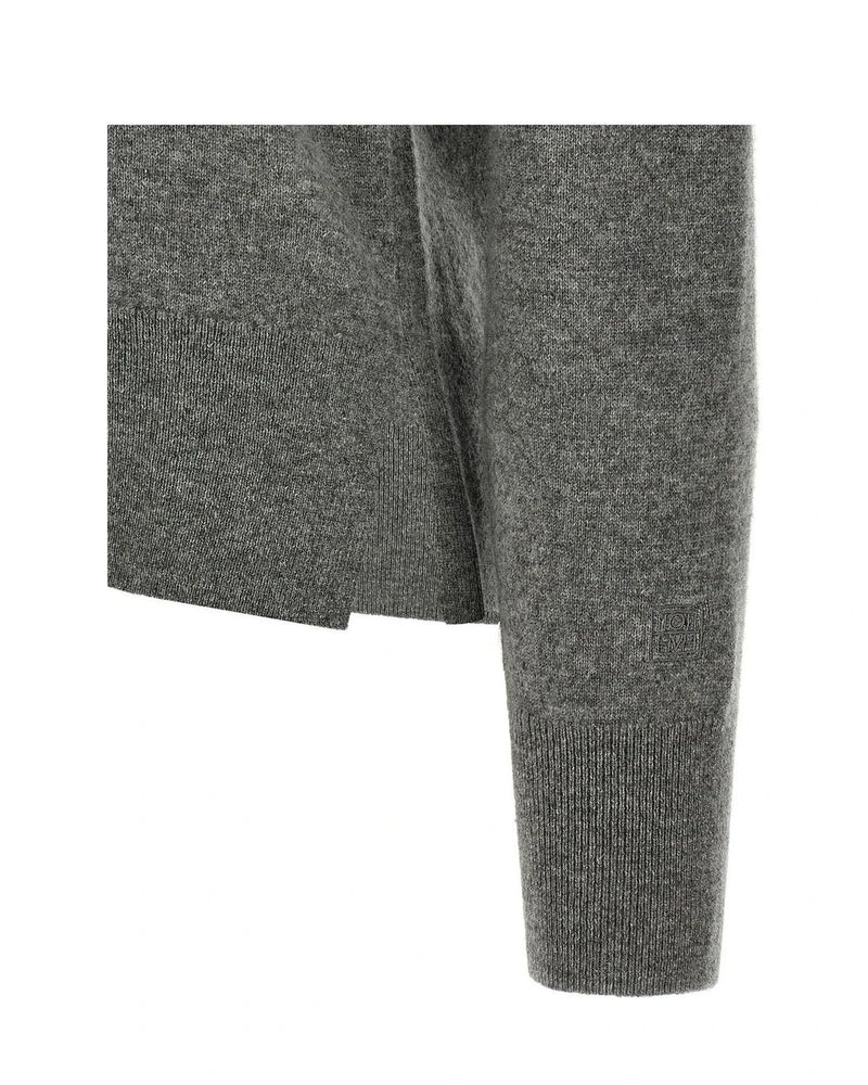 Toteme Sweater in gray, Cashmere — view 4