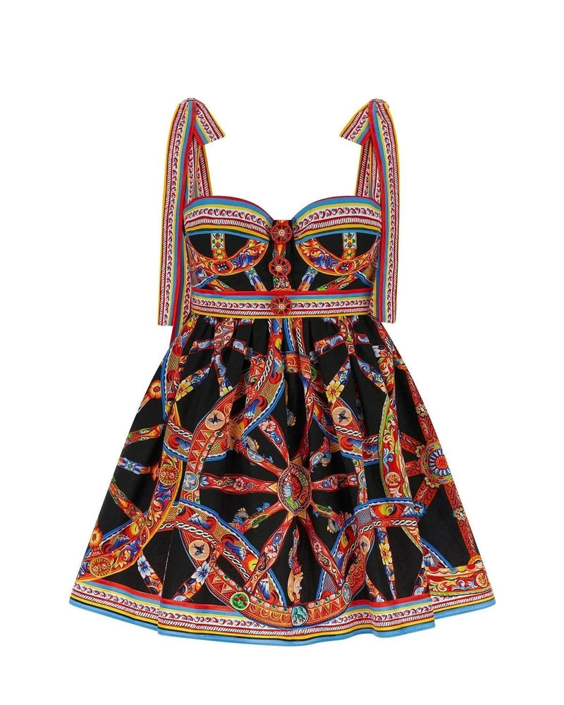 Dolce & Gabbana Dresse in multicolor, Cotton