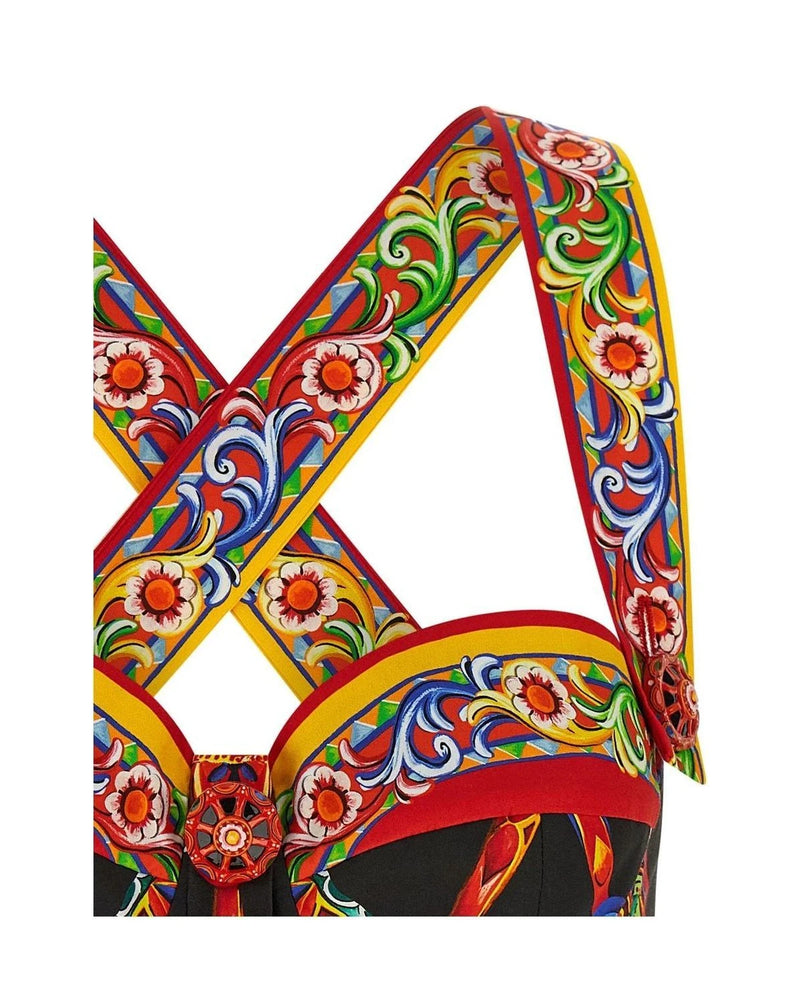 Dolce & Gabbana Blouse in multicolor, Cotton — view 3