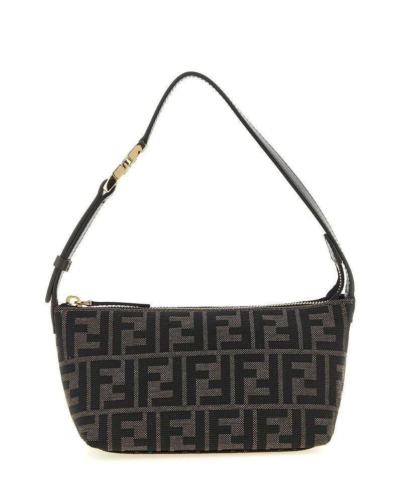 Fendi Shoulder Bag in brown, Polyester