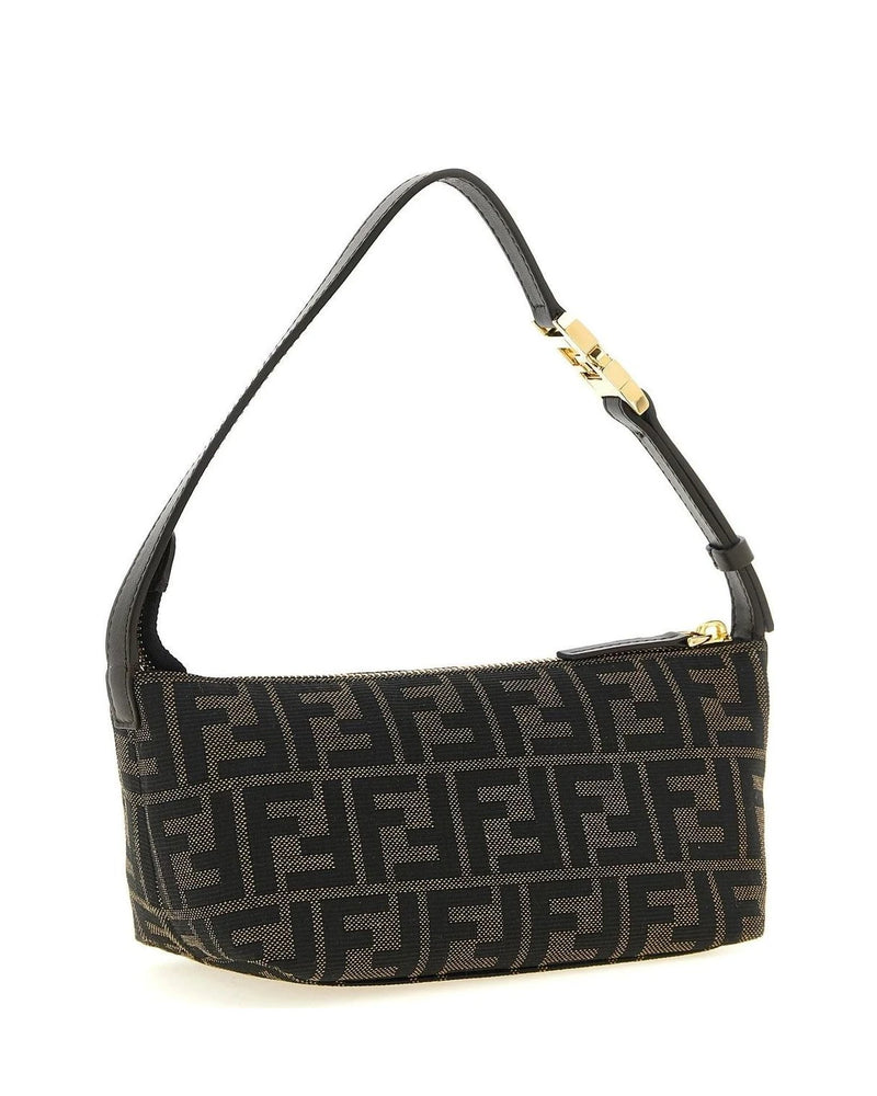 Fendi Shoulder Bag in brown, Polyester — view 2
