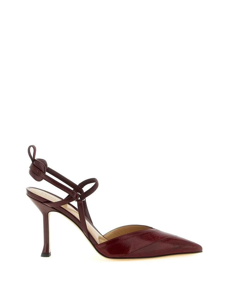 Fendi Pumps in red, Lamb Leather